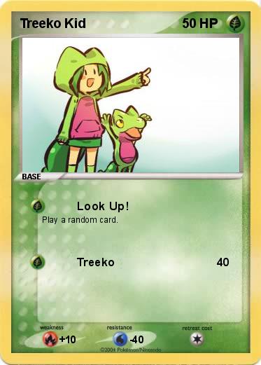 Pokemon Treeko Kid