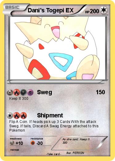 Pokemon Dani's Togepi EX
