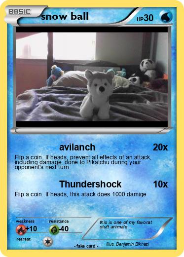 Pokemon snow ball