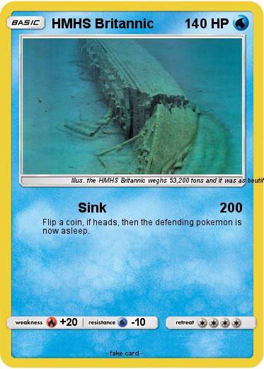 Pokemon HMHS Britannic
