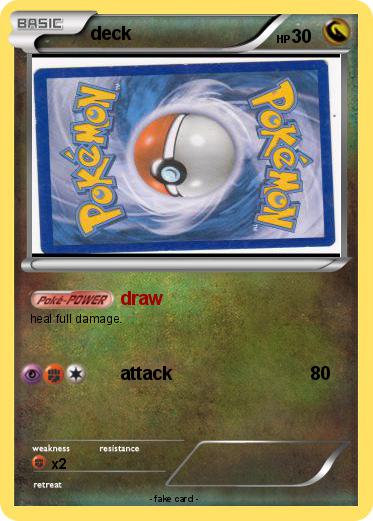 Pokemon deck