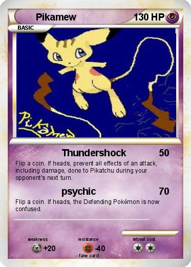 Pokemon Pikamew
