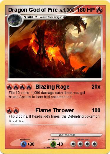 Pokemon Dragon God of Fire