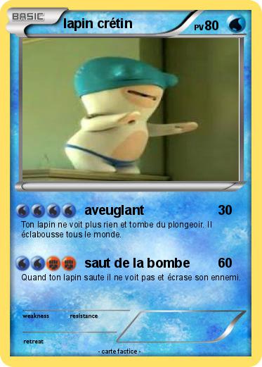Pokemon lapin crétin