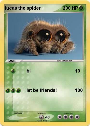 Pokemon lucas the spider