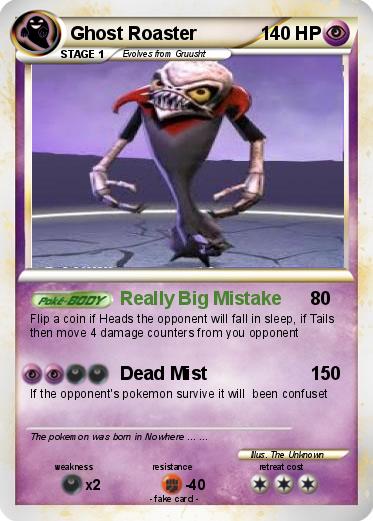 Pokemon Ghost Roaster