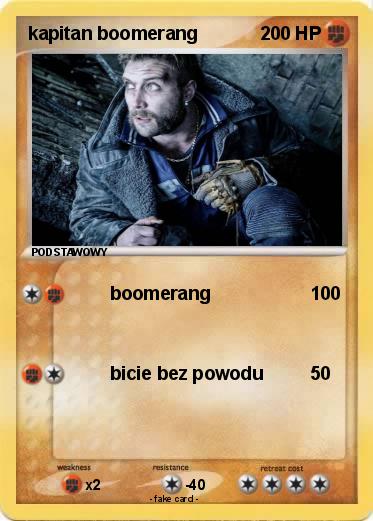 Pokemon kapitan boomerang