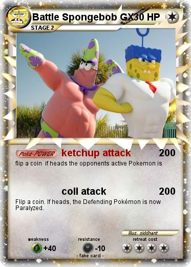Pokemon Battle Spongebob GX