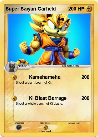 Pokemon Super Saiyan Garfield