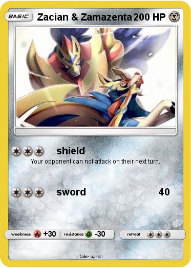 Pokemon Zacian & Zamazenta