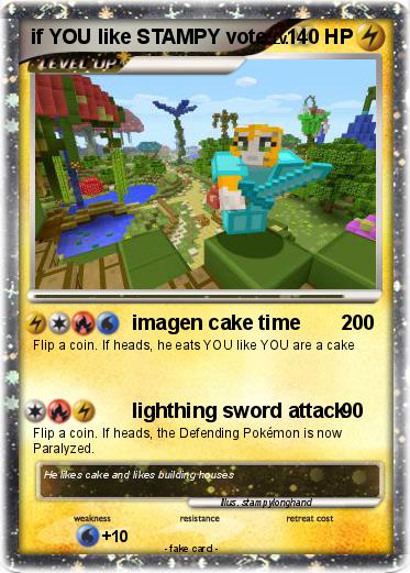 Pokemon if YOU like STAMPY vote