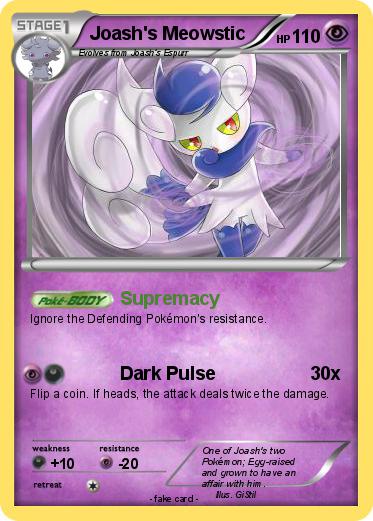 Pokemon Joash's Meowstic