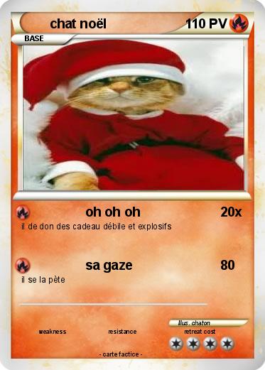 Pokemon chat noël