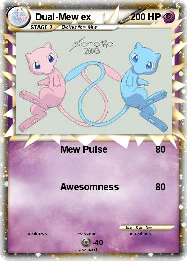 Pokemon Dual-Mew ex