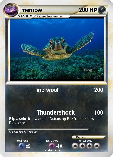 Pokemon memow