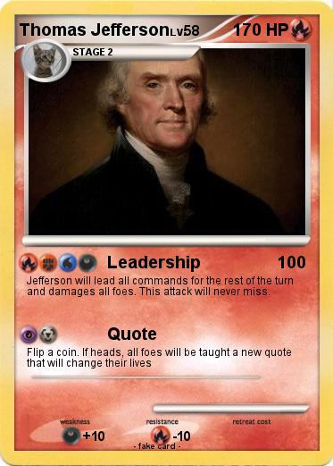 Pokemon Thomas Jefferson
