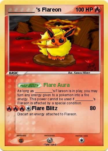 Pokemon _________ 's Flareon