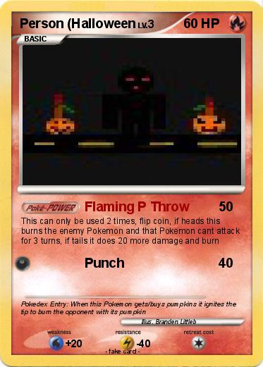 Pokemon Person (Halloween
