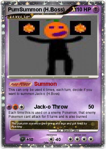 Pokemon PumSummon (H.Boss)