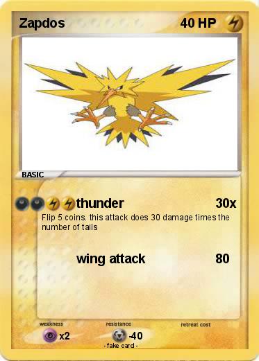 Pokemon Zapdos
