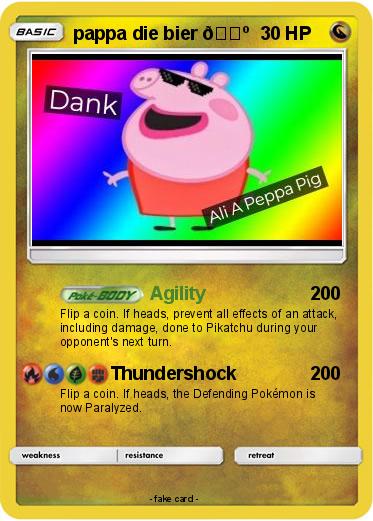 Pokemon pappa die bier ?