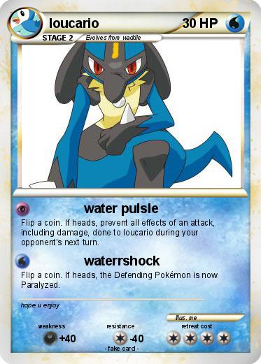Pokemon loucario