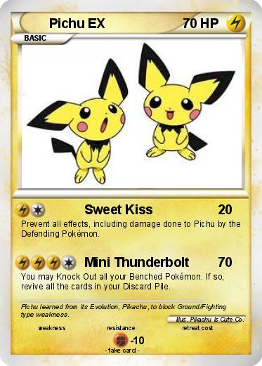 Pokemon Pichu EX