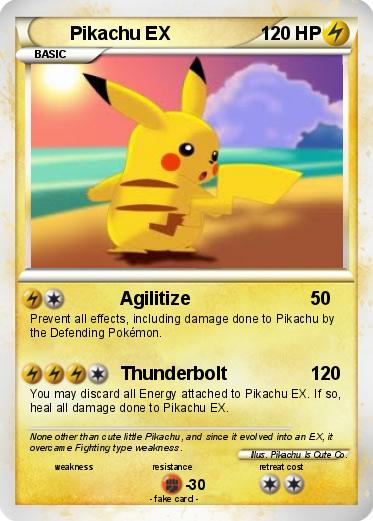 Pokemon Pikachu EX