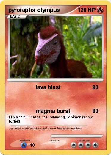 Pokemon pyroraptor olympus