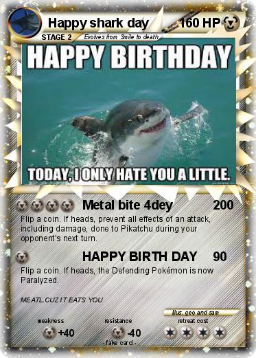 Pokemon Happy shark day
