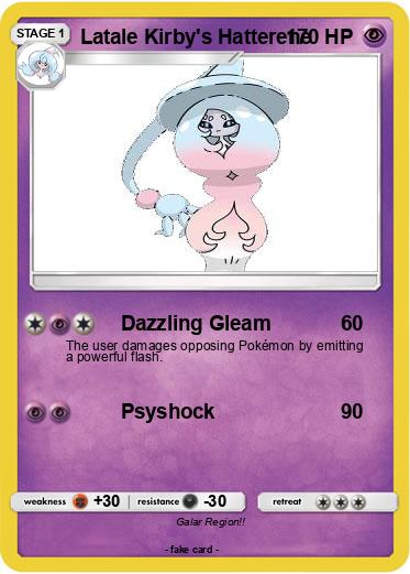Pokemon Latale Kirby's Hatterene