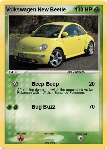 Pokemon Volkswagen New Beetle
