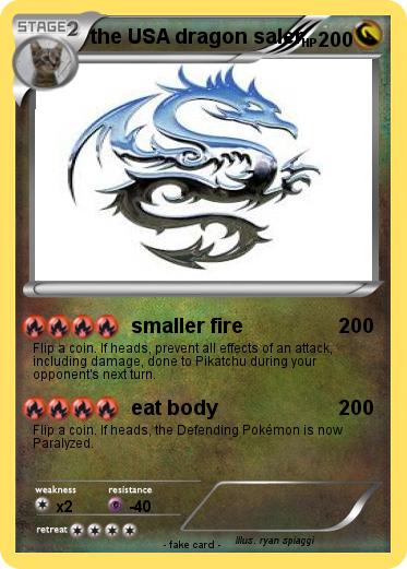 Pokemon the USA dragon saler