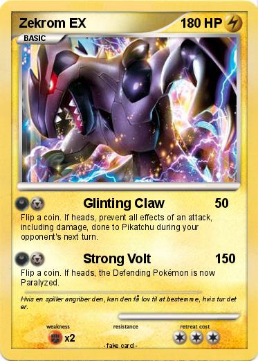 Pokemon Zekrom EX