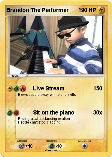 Pokemon Brandon The Performer