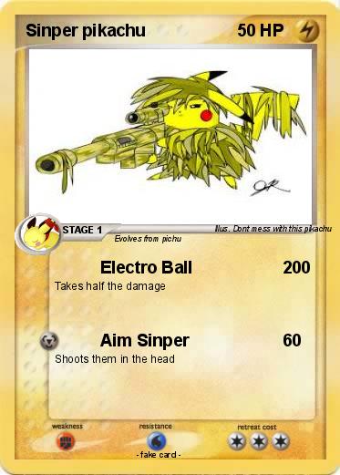 Pokemon Sinper pikachu