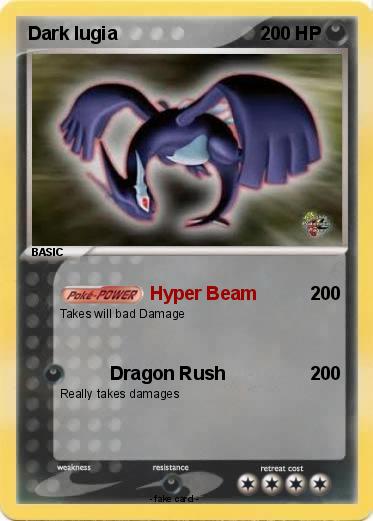 Pokemon Dark lugia