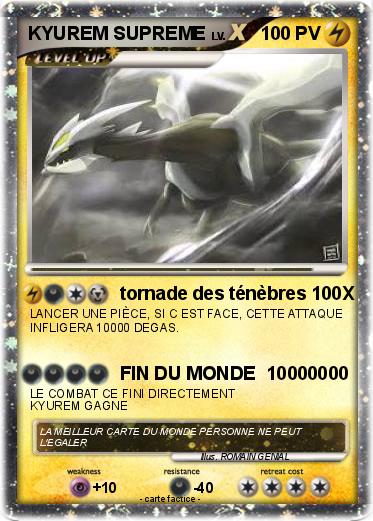 Pokemon KYUREM SUPREME