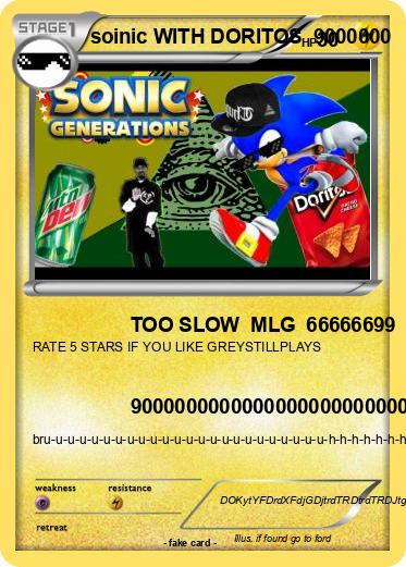 Pokemon soinic WITH DORITOS  9000000