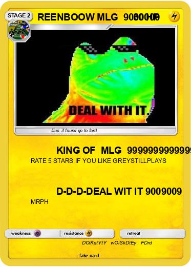 Pokemon REENBOOW MLG  9000000