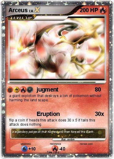 Pokémon Arceus 4147 4147 - jugment - My Pokemon Card