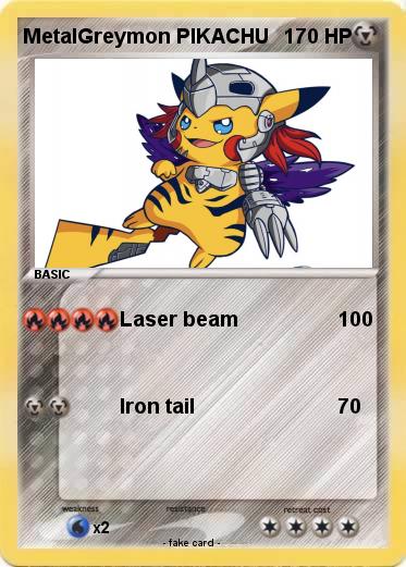 Pokemon MetalGreymon PIKACHU