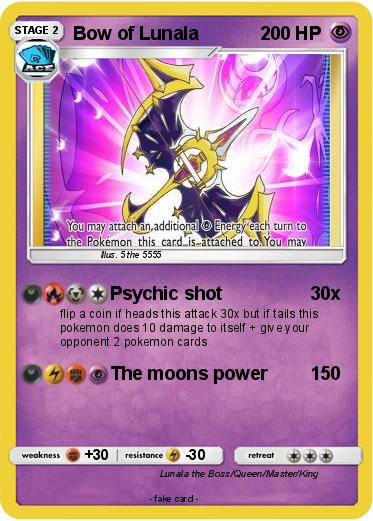 Pokemon Bow of Lunala