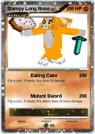 Pokemon Stampy Long Nose