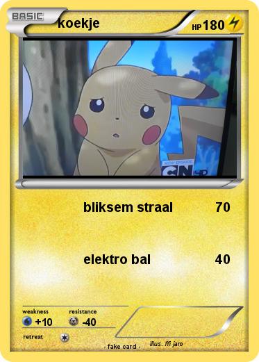 Pokemon koekje