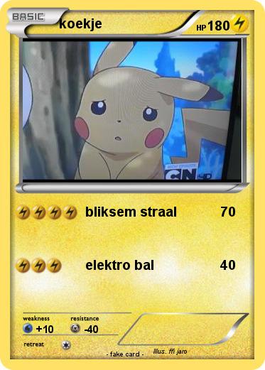 Pokemon koekje