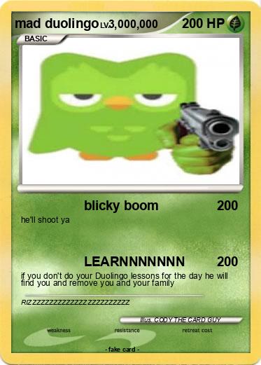 Pokemon mad duolingo