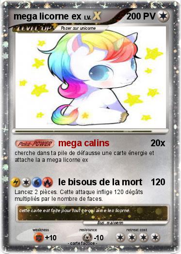 Pokemon mega licorne ex