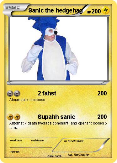 Pokemon Sanic the hedgehag