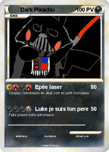 Pokemon Dark Pikachu